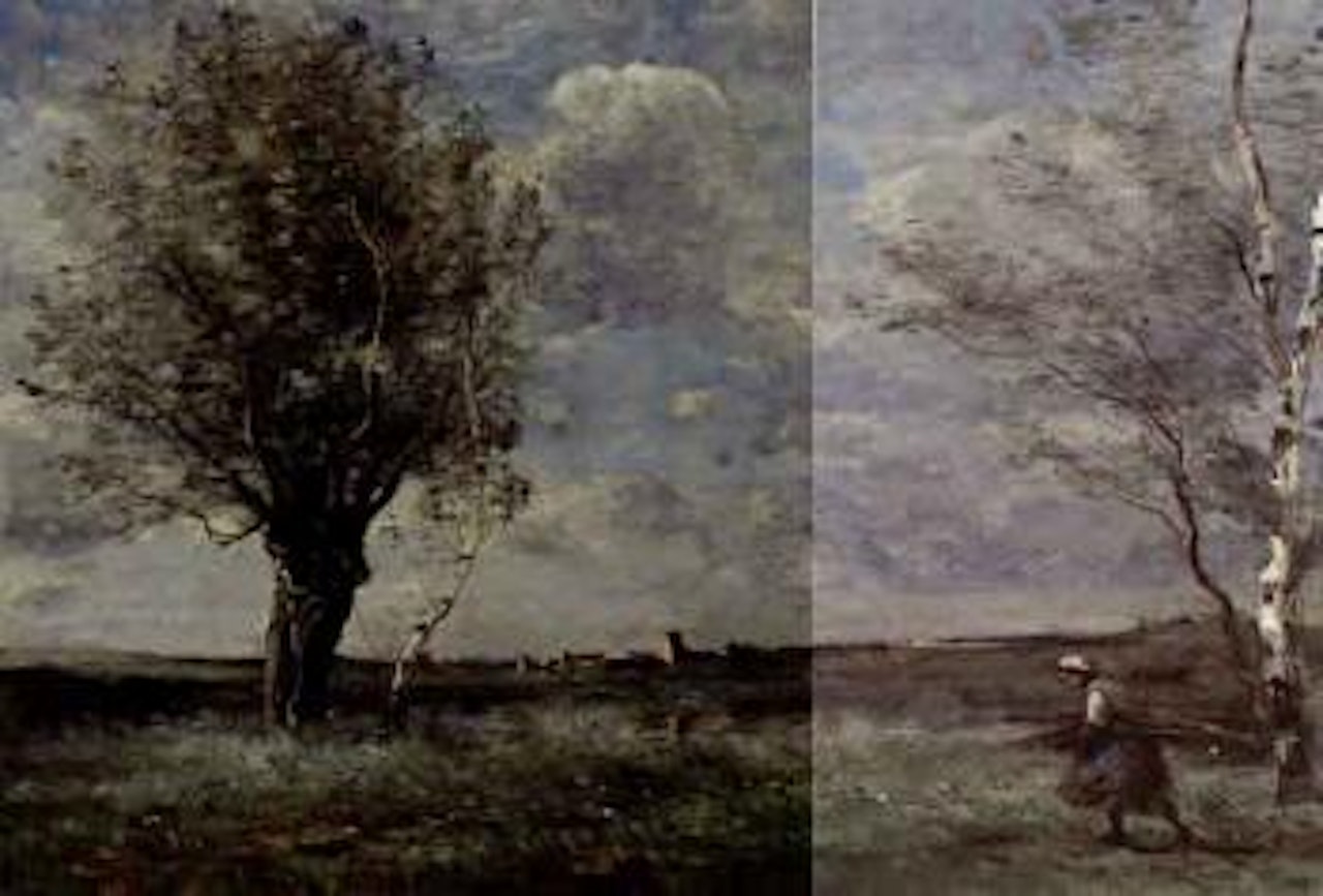 Le fagot attendu by Jean Baptiste Camille Corot