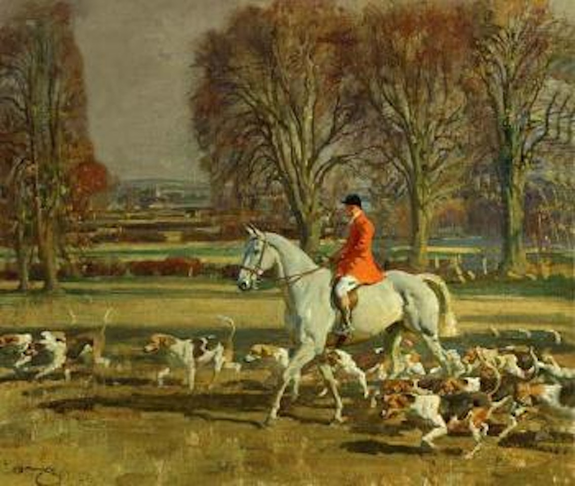 November morning by Alfred James Munnings