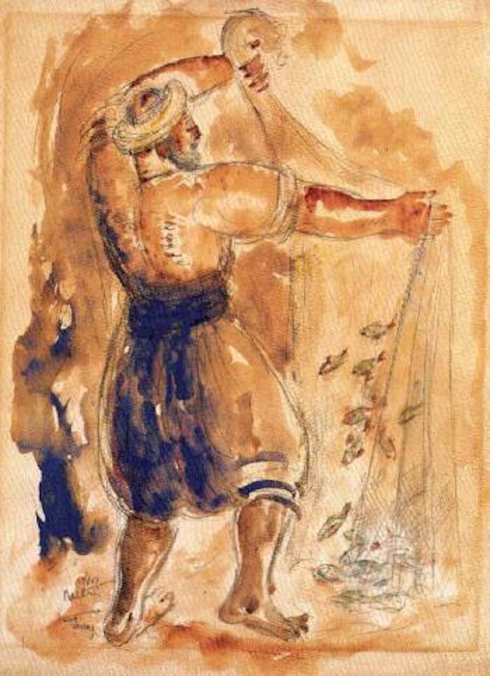 Fisherman of the Galilee by Reuven Rubin