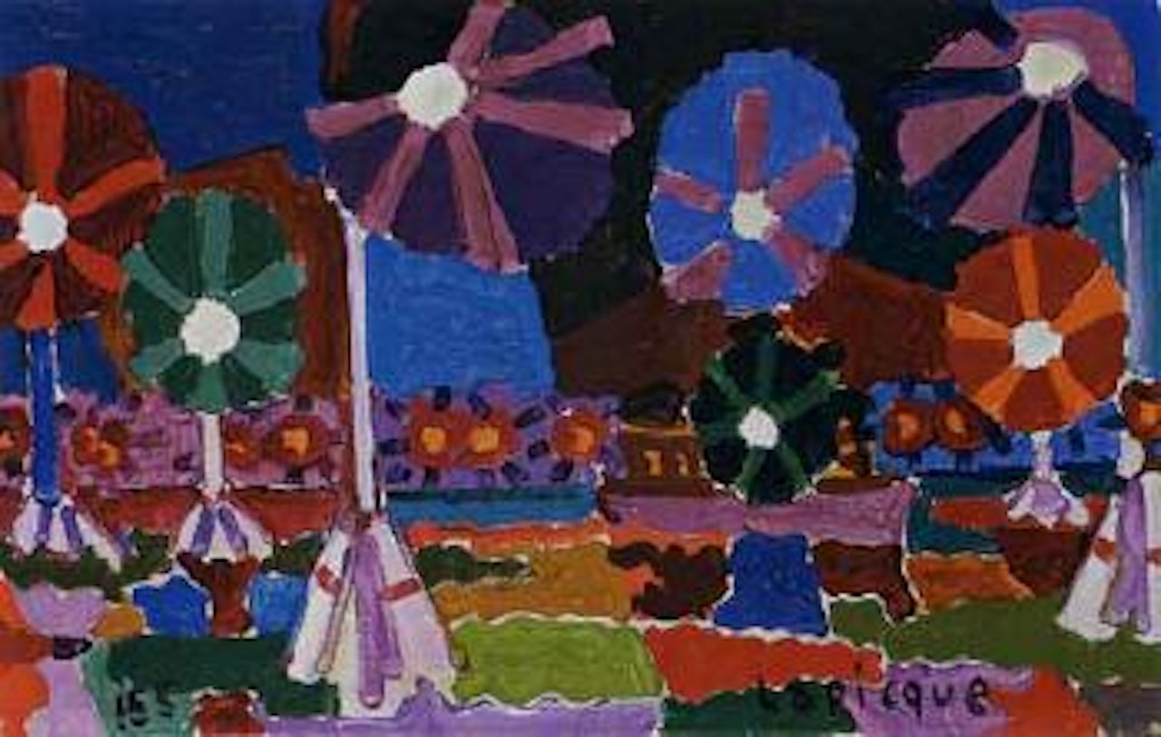 Nuit sur la lagune by Charles Lapicque