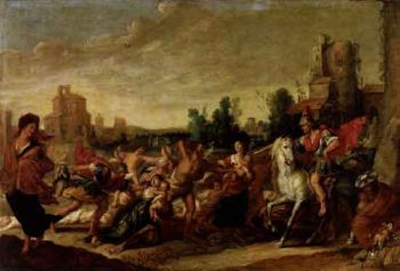 Landscape with the massacre of the innocents by Frans Francken II