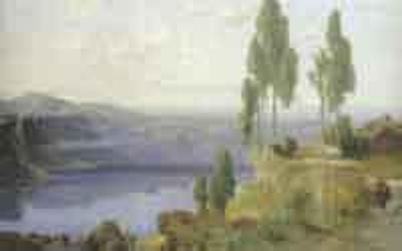 Albanian Sea by Oswald Achenbach
