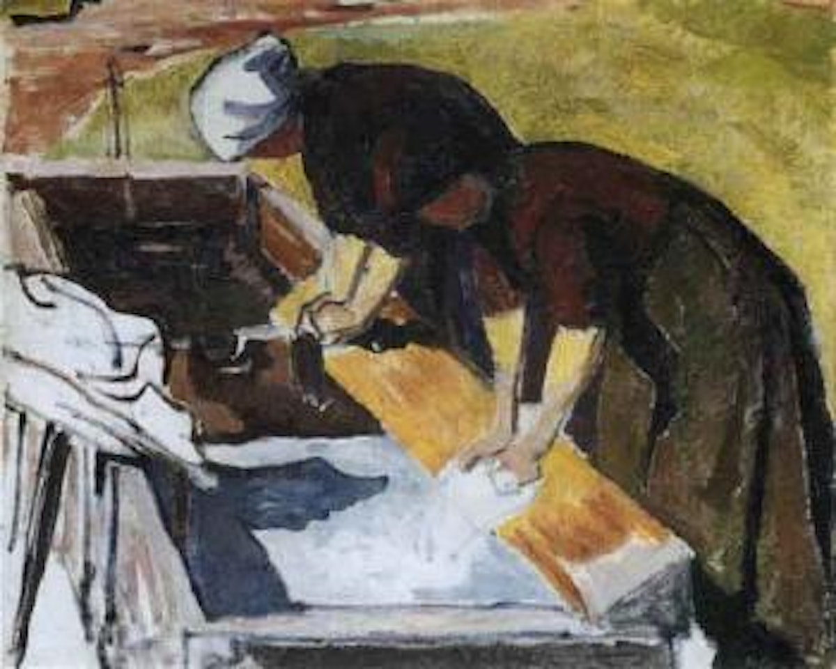 Donna alla Fontana by Giovanni Giacometti