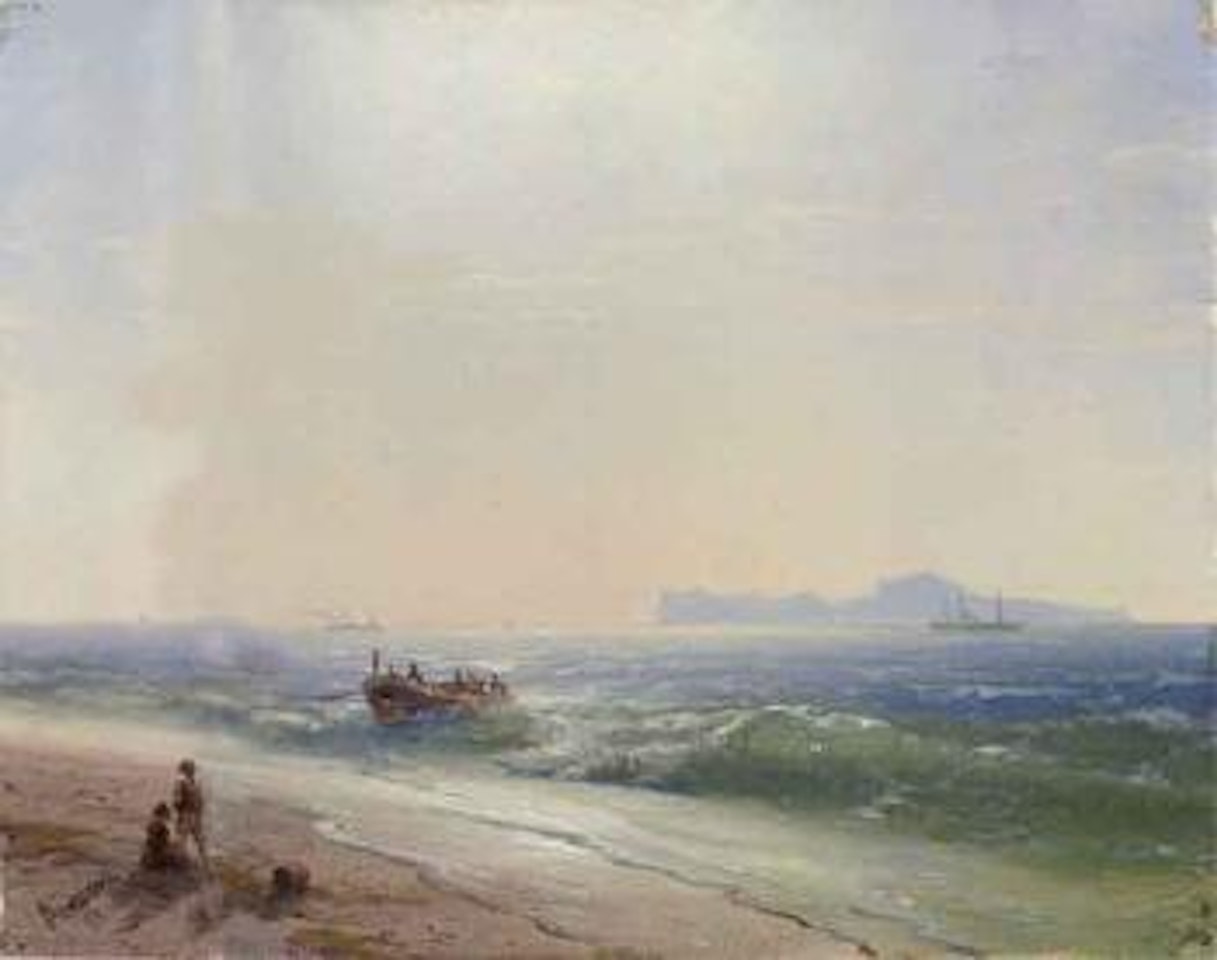 Disembarkment by Ivan Konstantinovich Aivazovsky