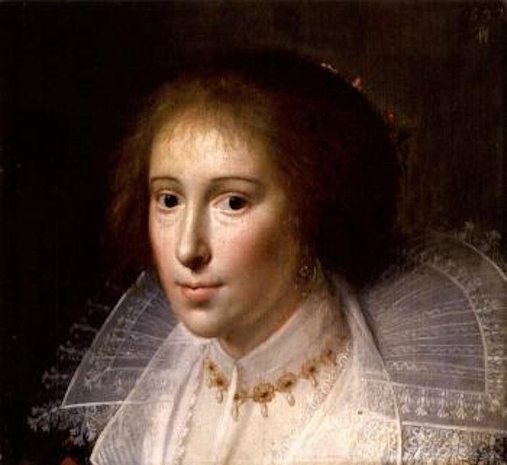 Portrait of lady by Paulus Moreelse