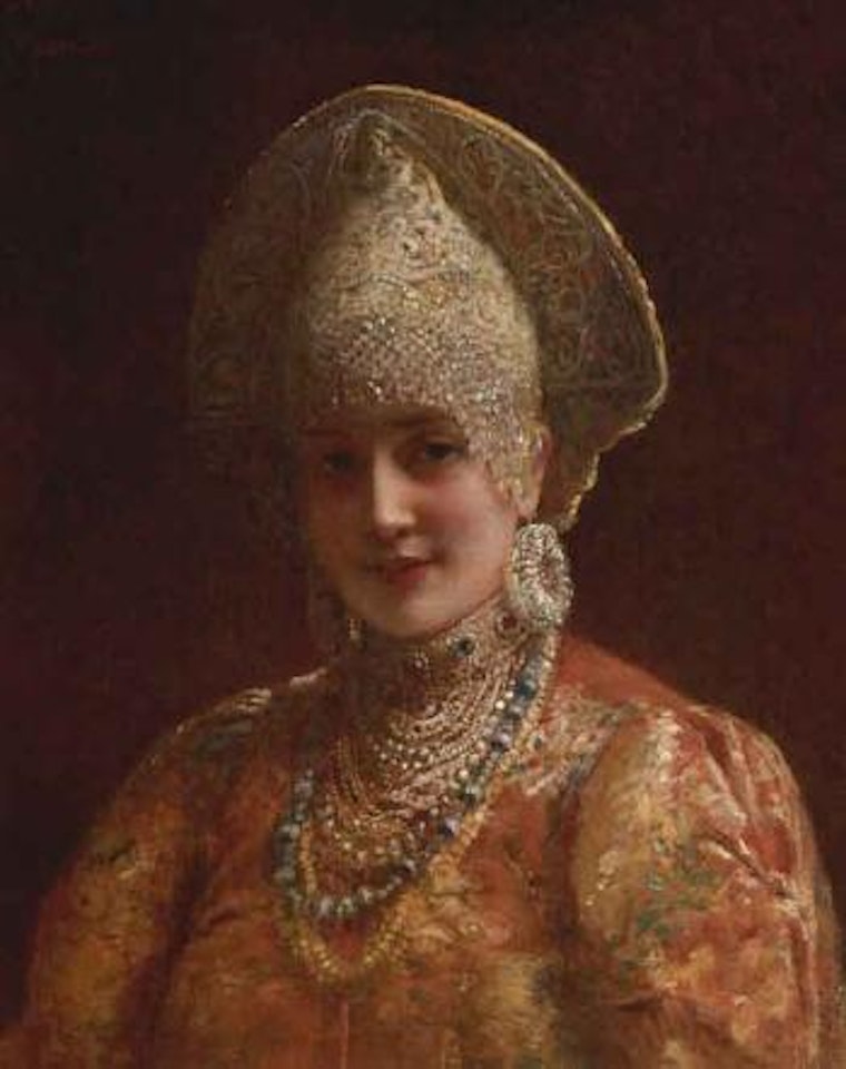 Young Boyarina by Konstantin Makovsky