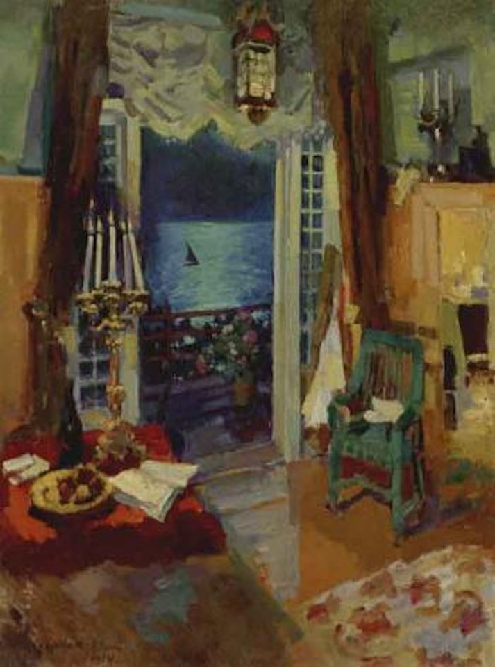 Korovin's studio, Gurzuf. Crimea by Konstantin Alekseevich Korovin