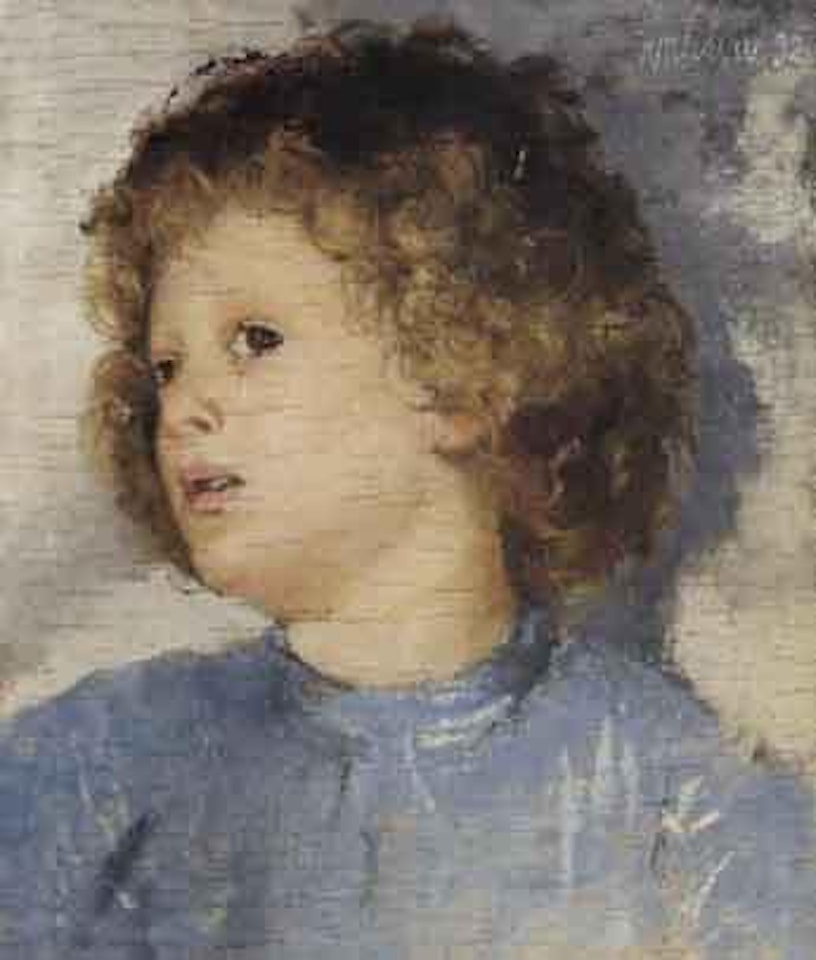 Head of boy by Franco Gentilini