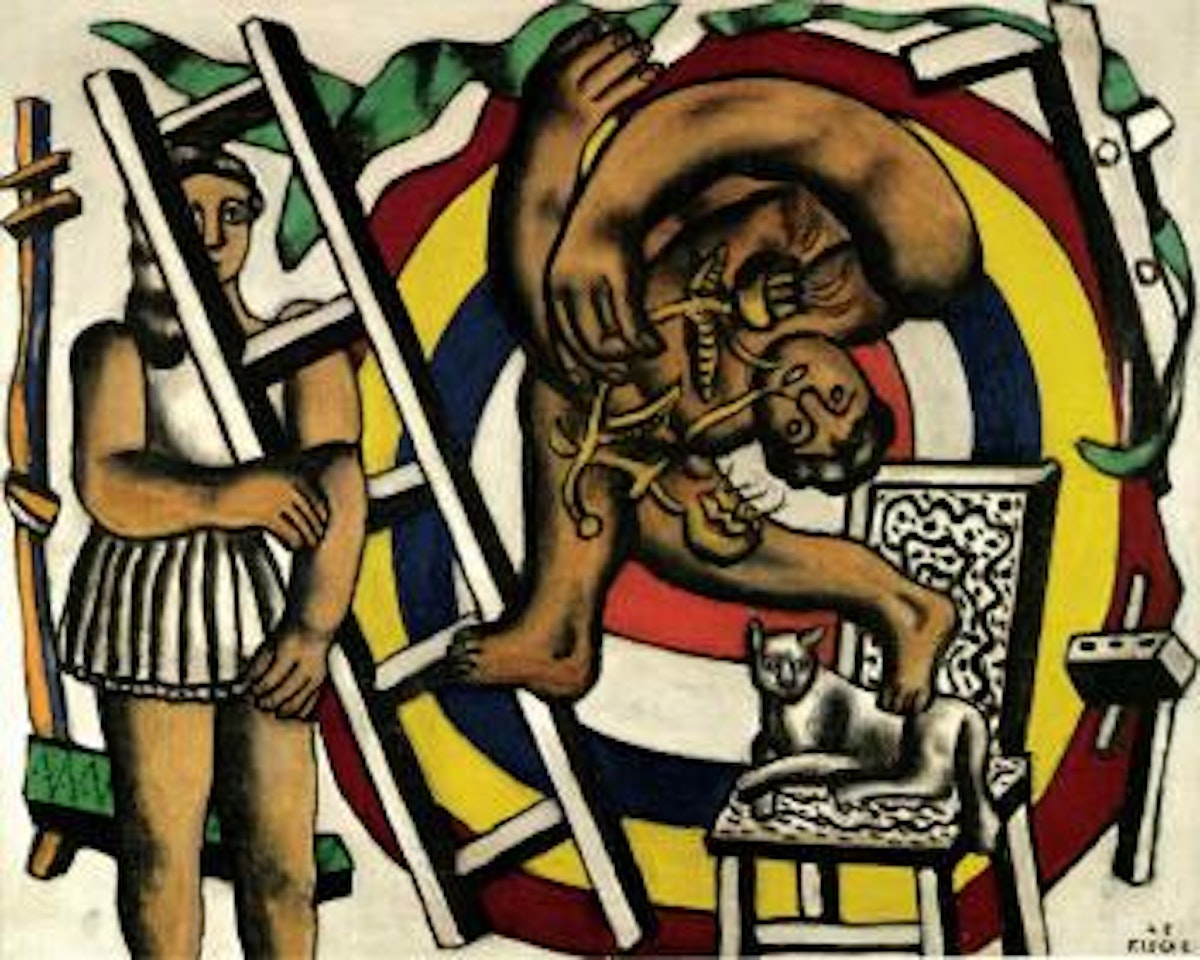 Acrobate dans le cirque by Fernand Leger