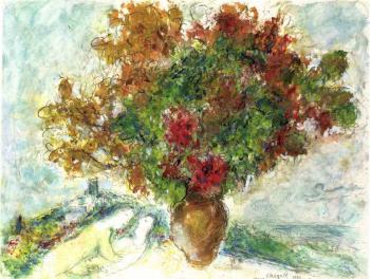 Bouquet d'automne by Marc Chagall