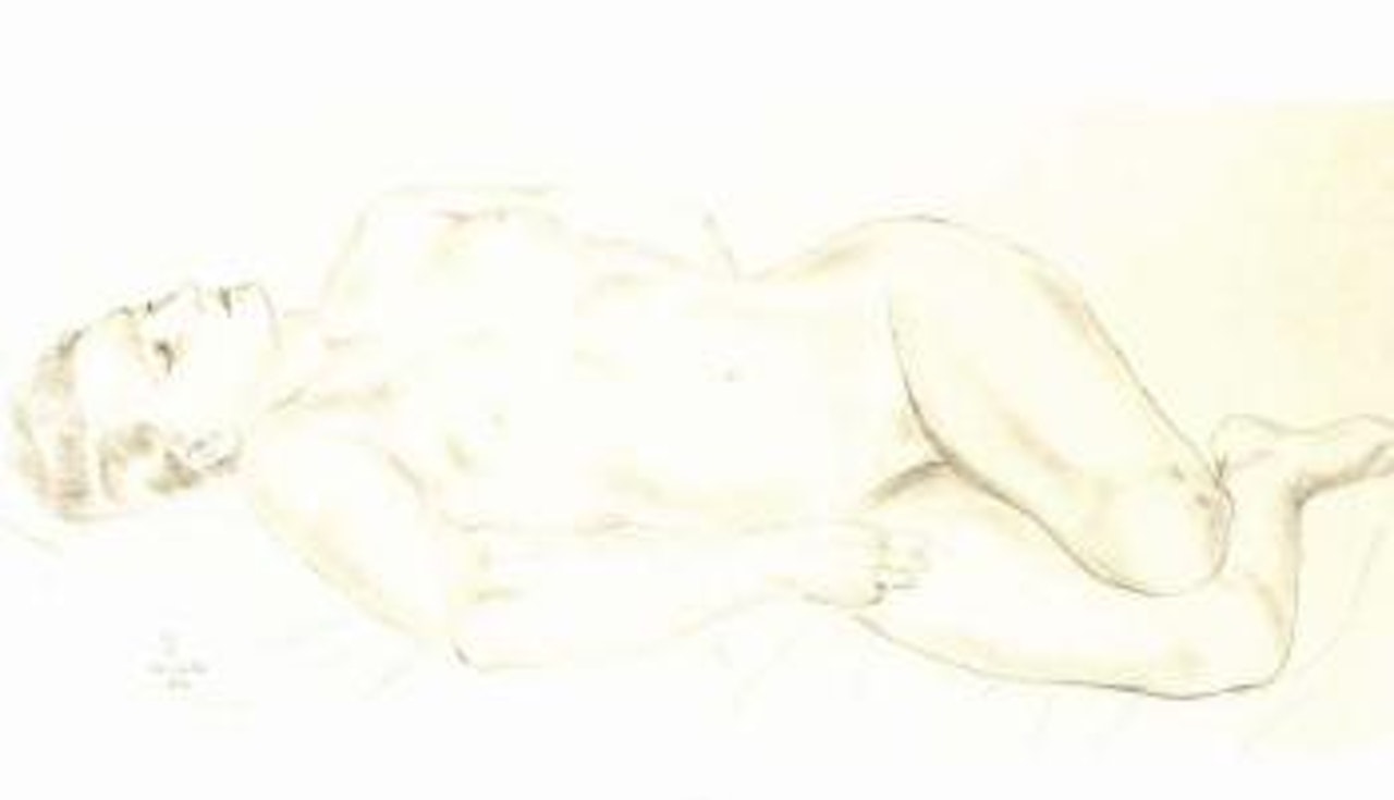 Modele allonge by Leonard Tsuguharu Foujita