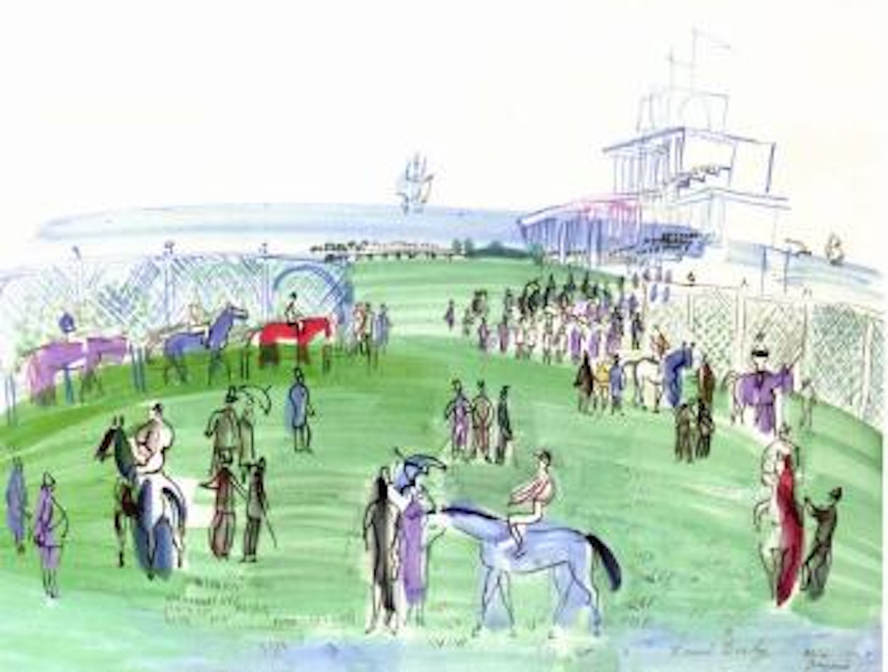 Paddock a Nice by Raoul Dufy