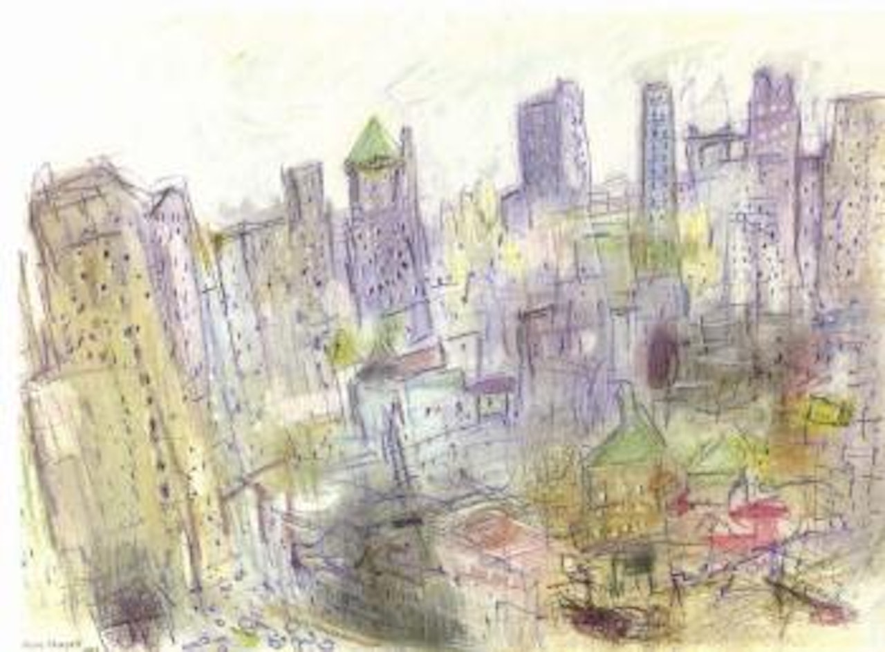 New York City by Marc Chagall