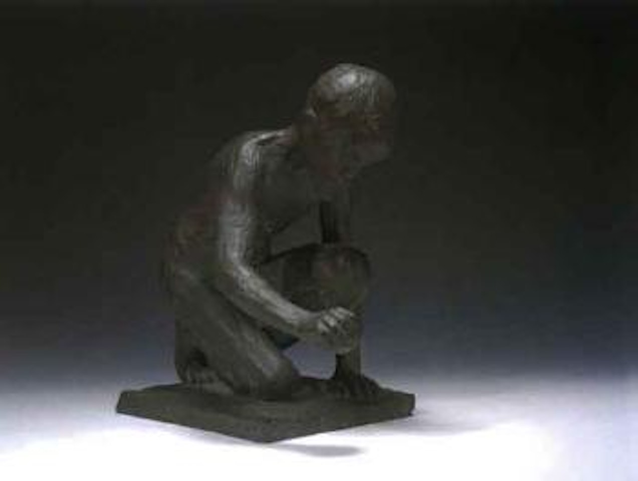 Seated boy by Arne Durban