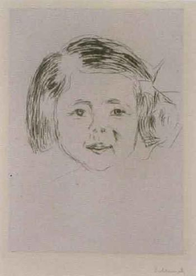 Herbert Escher's daughter by Edvard Munch