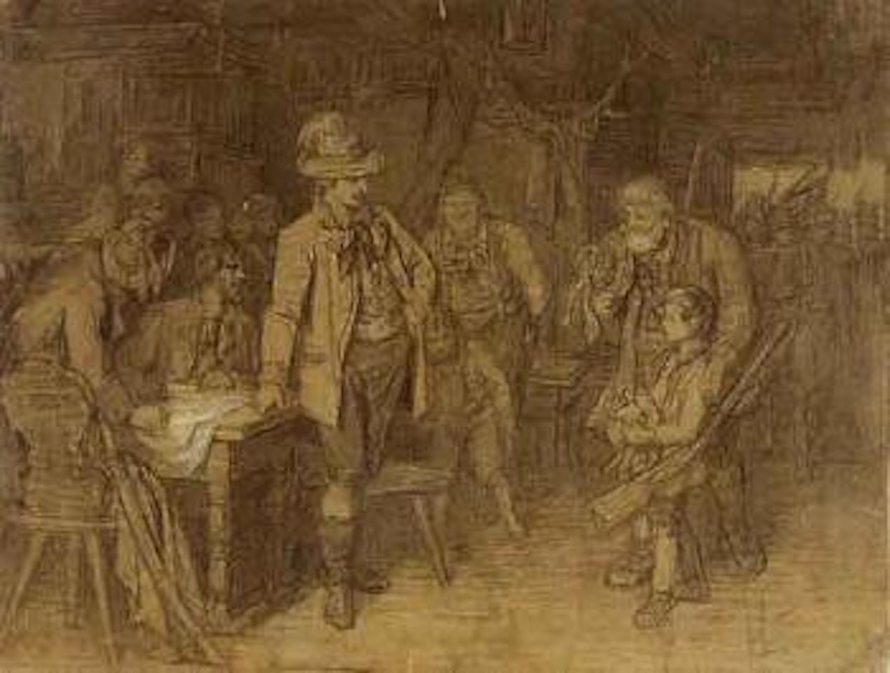 Speckbacher and his son, Anderl by Franz von Defregger