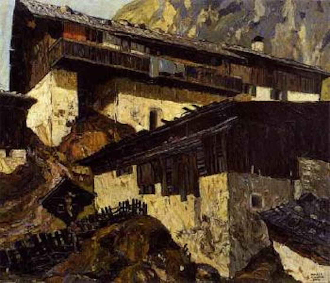 Mountain farmstead by Oskar Mulley