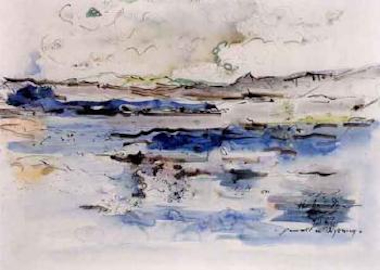 Shore landscape by Hans Staudacher