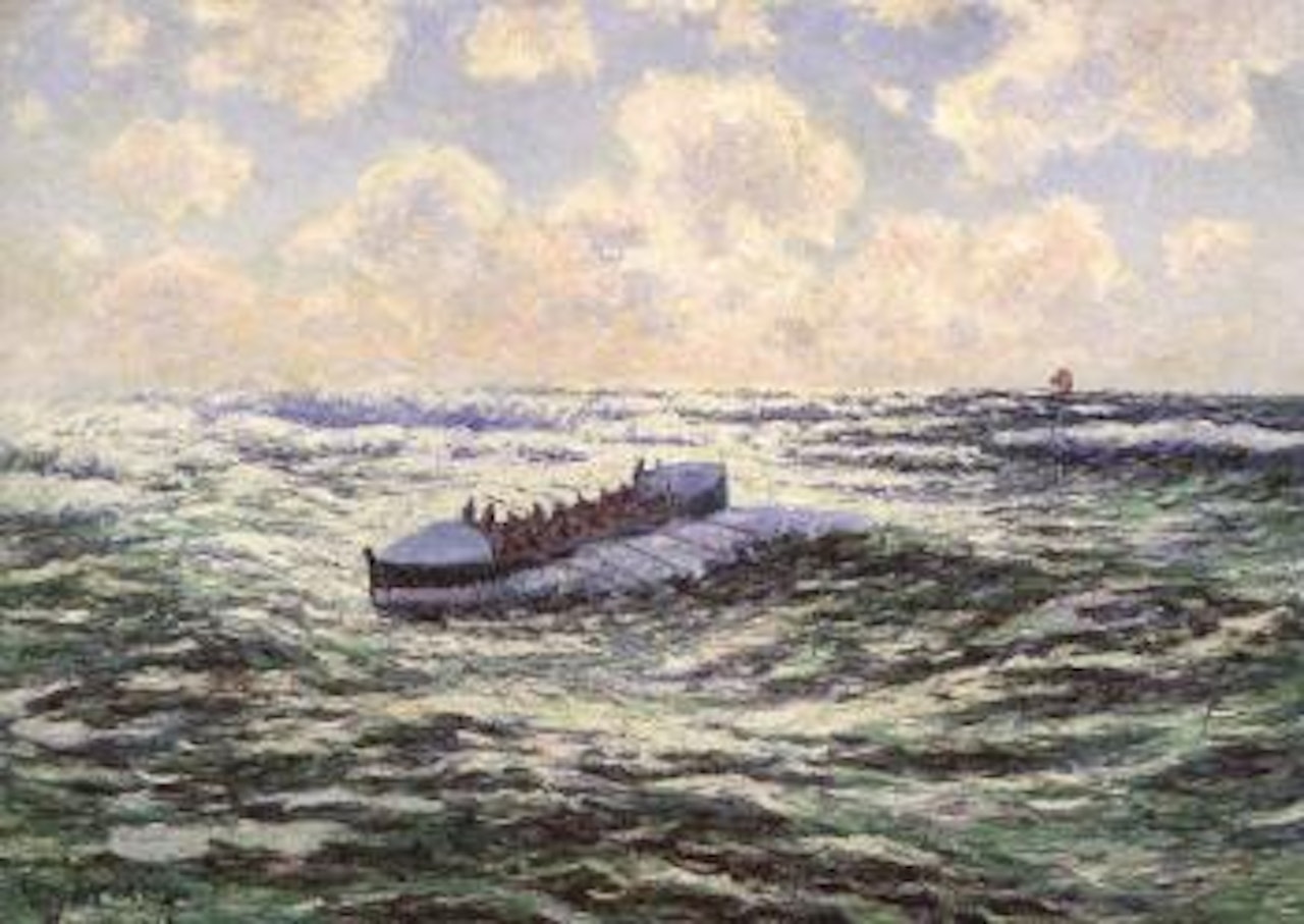 Barque de pecheurs by Henry Moret