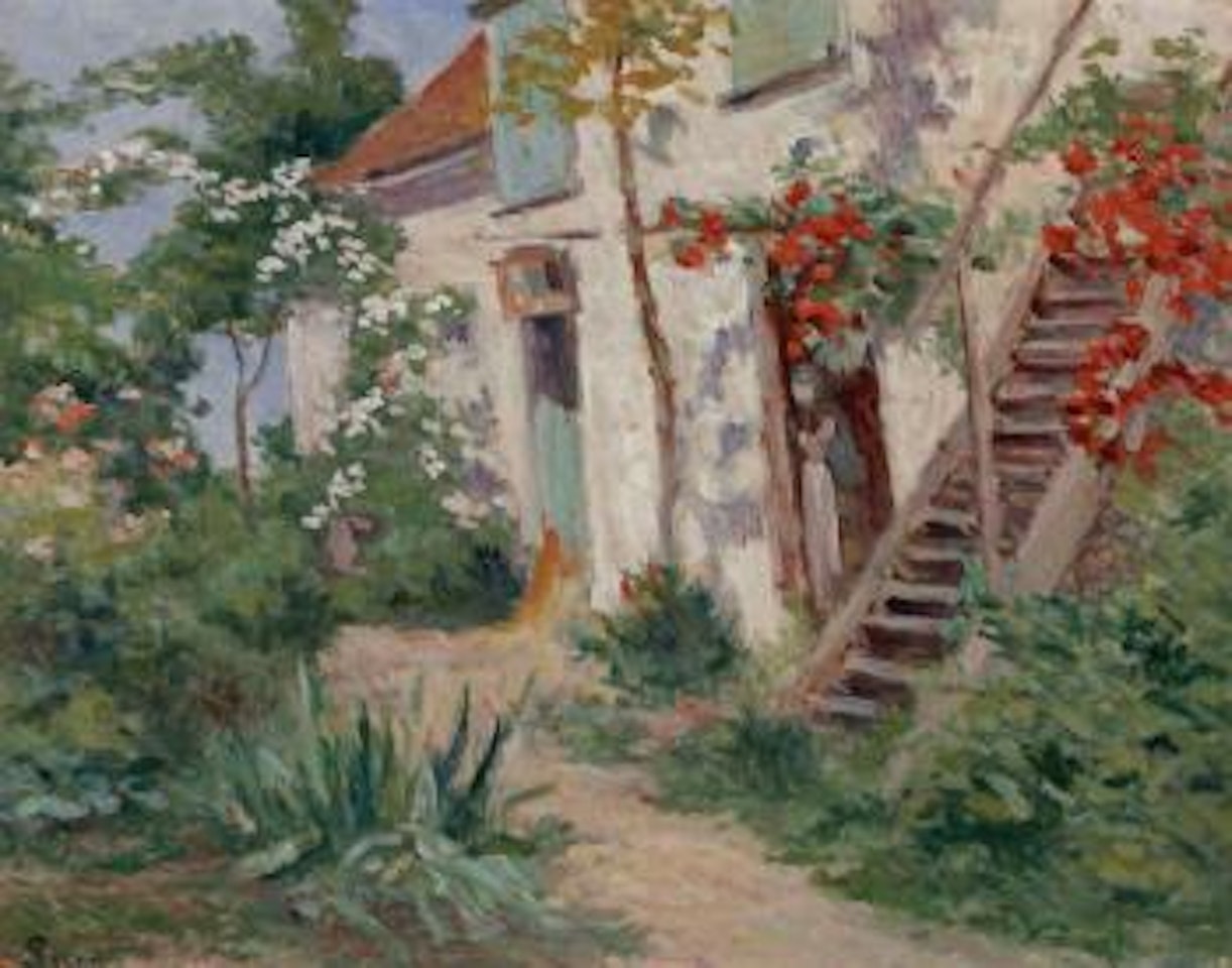 Rolleboise, la maison de Luce by Maximilien Luce