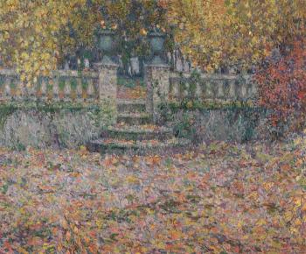 Terrasse en automne, Gerberoy by Henri Le Sidaner
