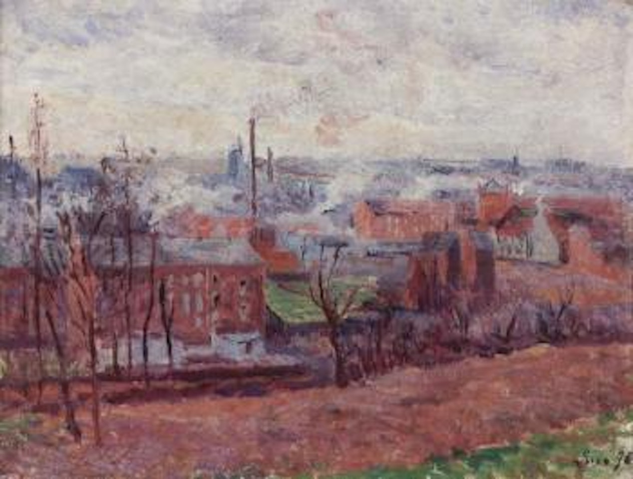 Paysage a Marchiennes by Maximilien Luce