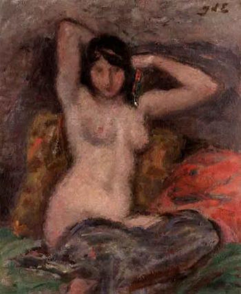 Nu assis by Georges d’Espagnat