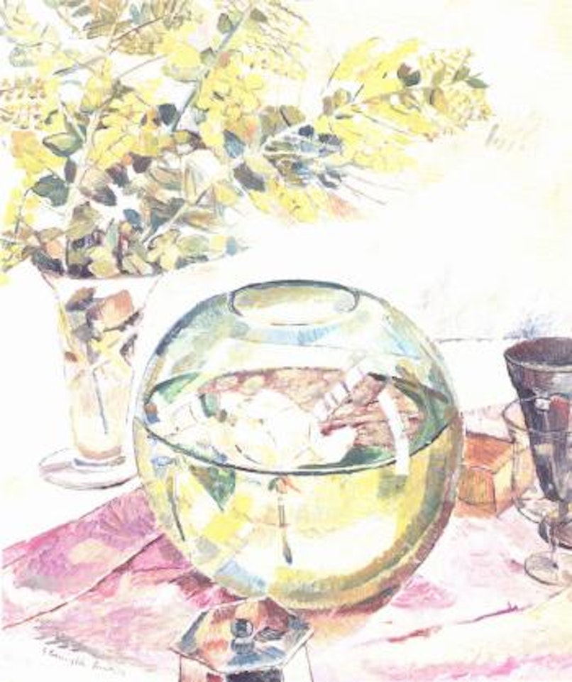 Still life with wattle by Grace Cossington Smith