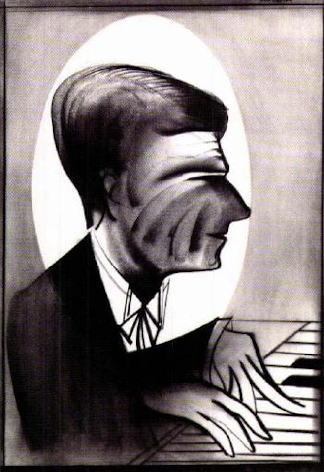 Maurice Ravel by Charles Blackman