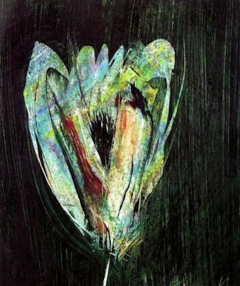 Exotic flower by Sidney Nolan