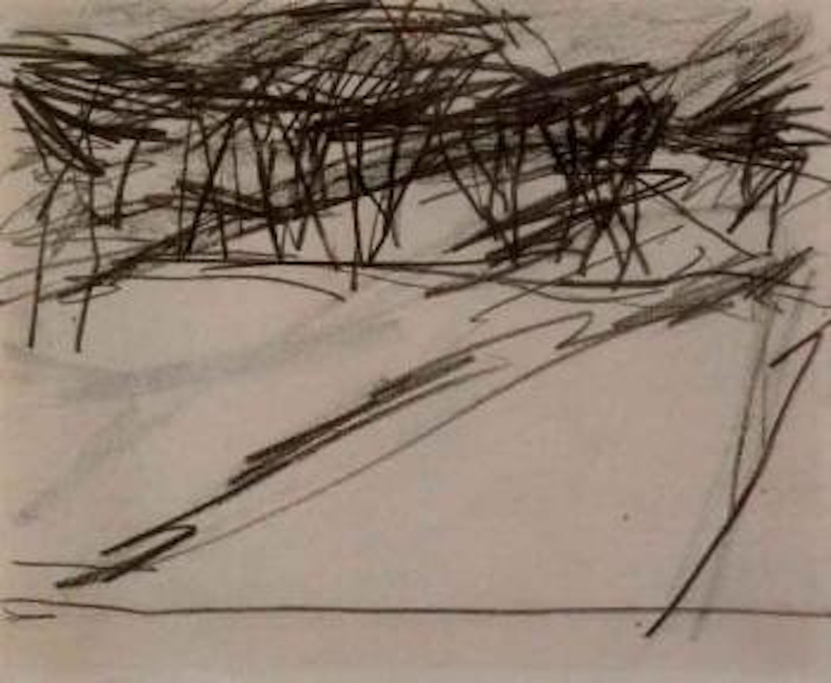 Study for Primrose Hill III by Frank Auerbach