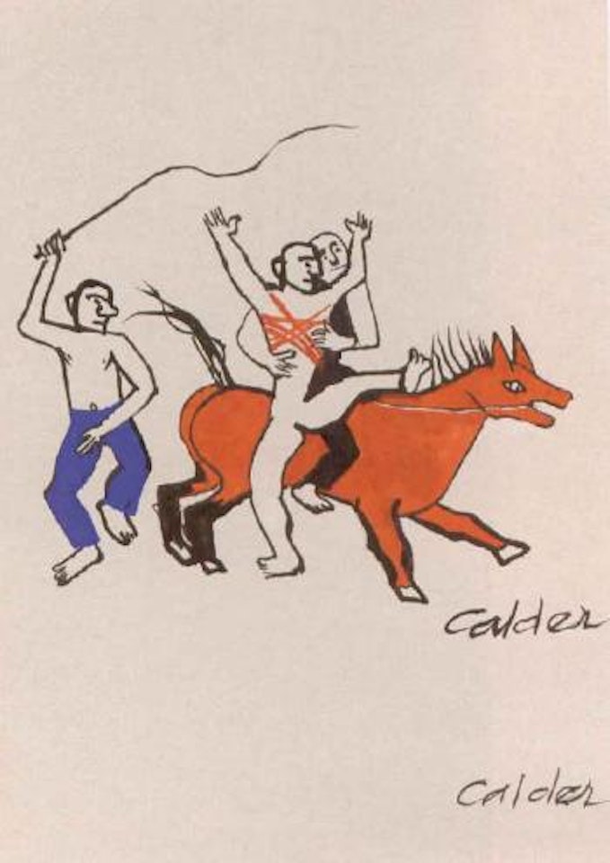 Horse riders by Alexander Calder