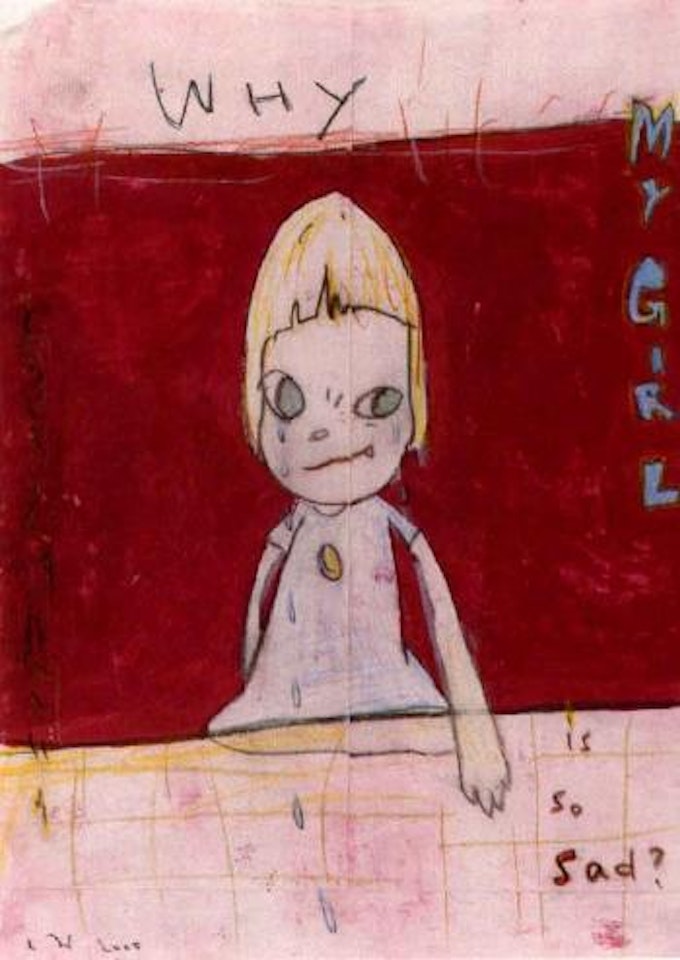 Why is my girl so sad by Yoshitomo Nara