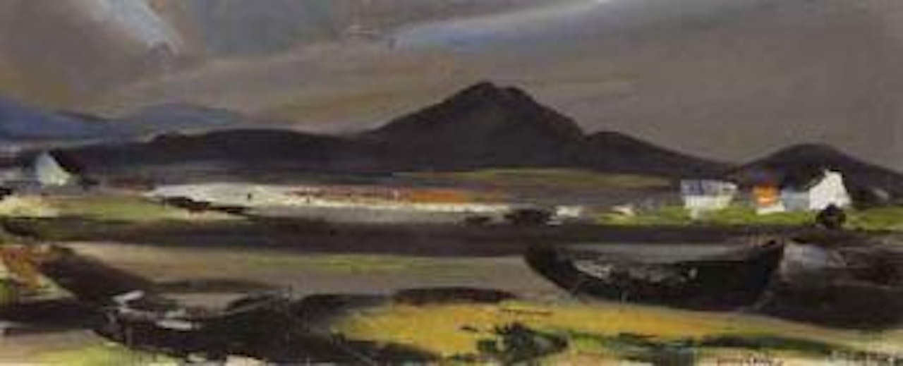 Mount Cashel, Connemara by Kenneth Webb
