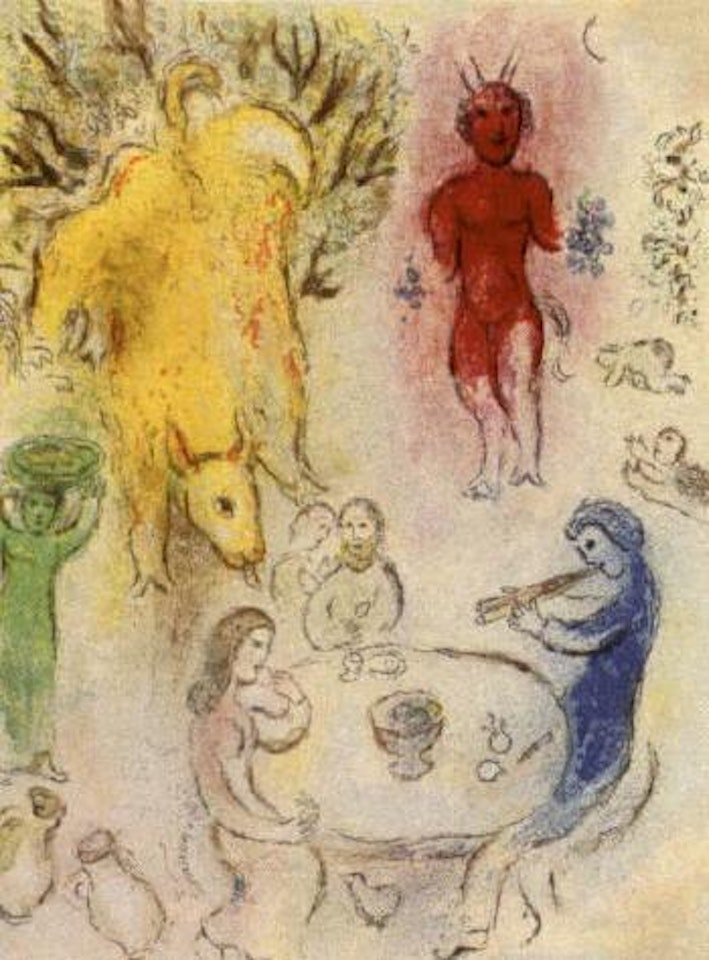Banquet de Pan by Marc Chagall