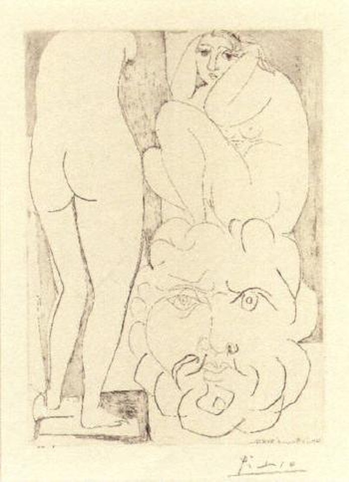 Modele accroupi by Pablo Picasso