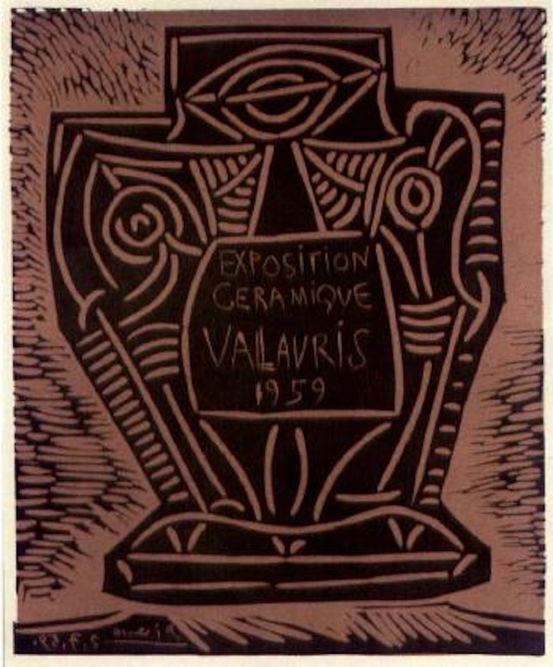 Exposition ceramique, Vallauris by Pablo Picasso