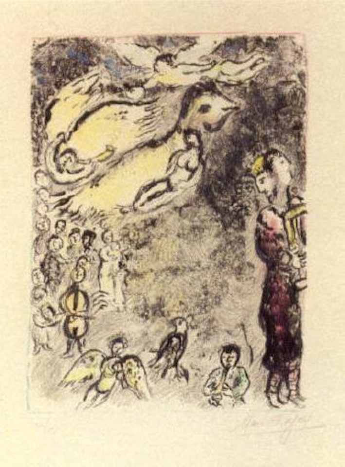 La flute enchantee by Marc Chagall