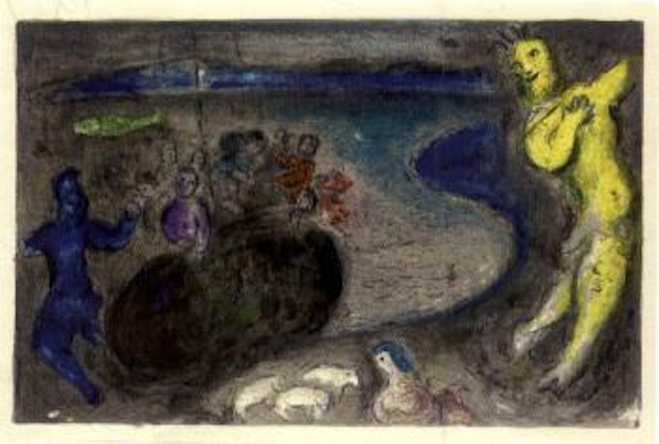 Le songe du Capitaine Bryaxis by Marc Chagall