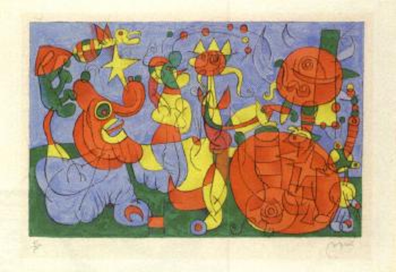 Plate III from suites pour Ubu Roi by Joan Miró