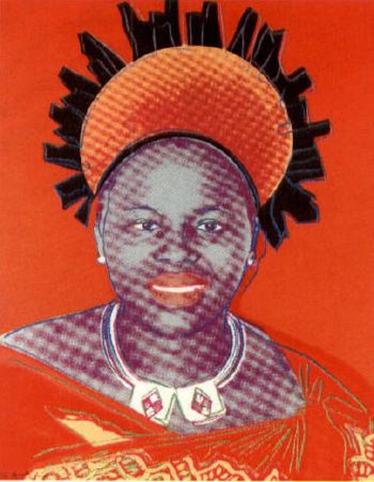 Queen Ntombi Twala by Andy Warhol