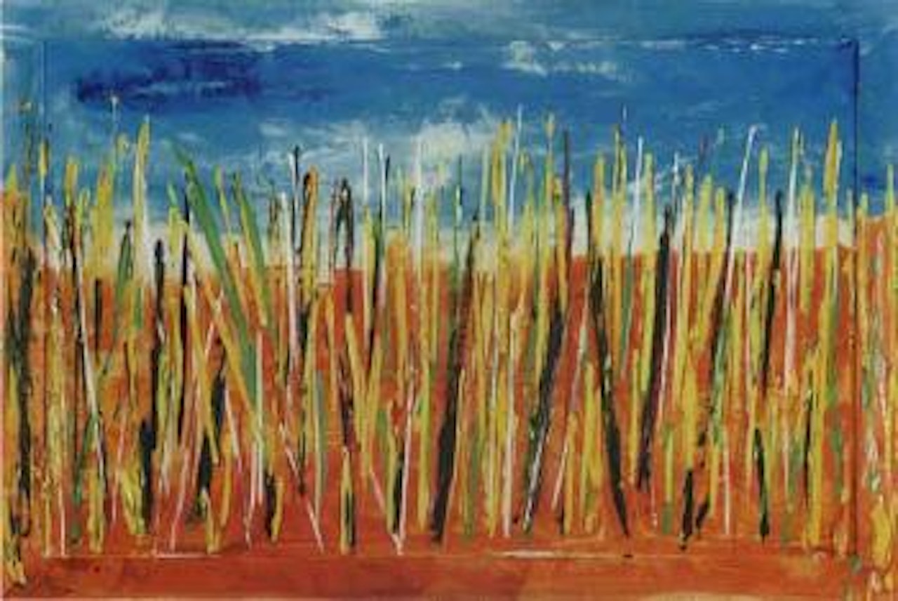 Wheat field by Mario Schifano