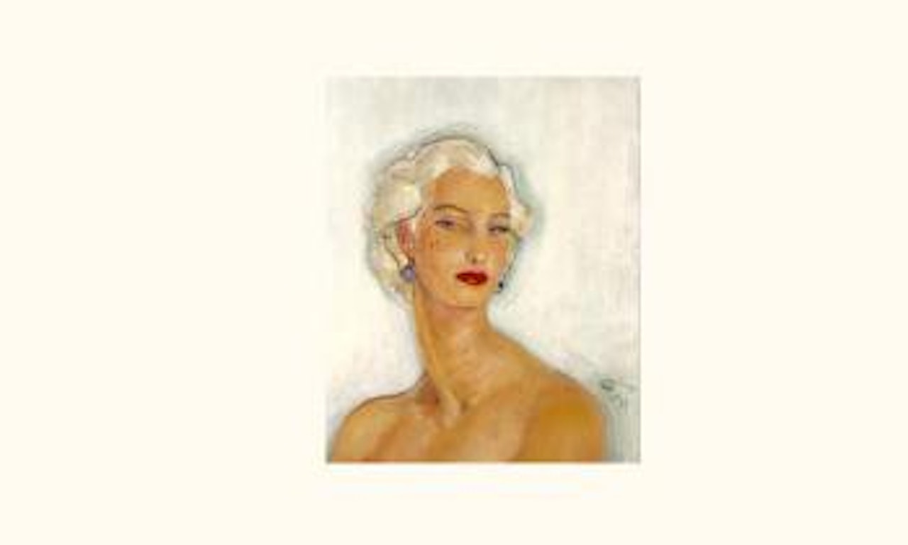 Jeune femme blonde by Jean Gabriel Domergue