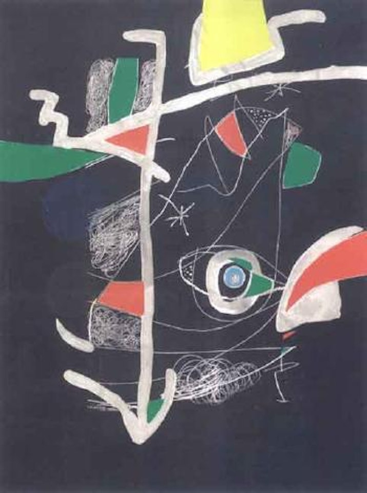 Libre Dels sis sentits X-VI by Joan Miró
