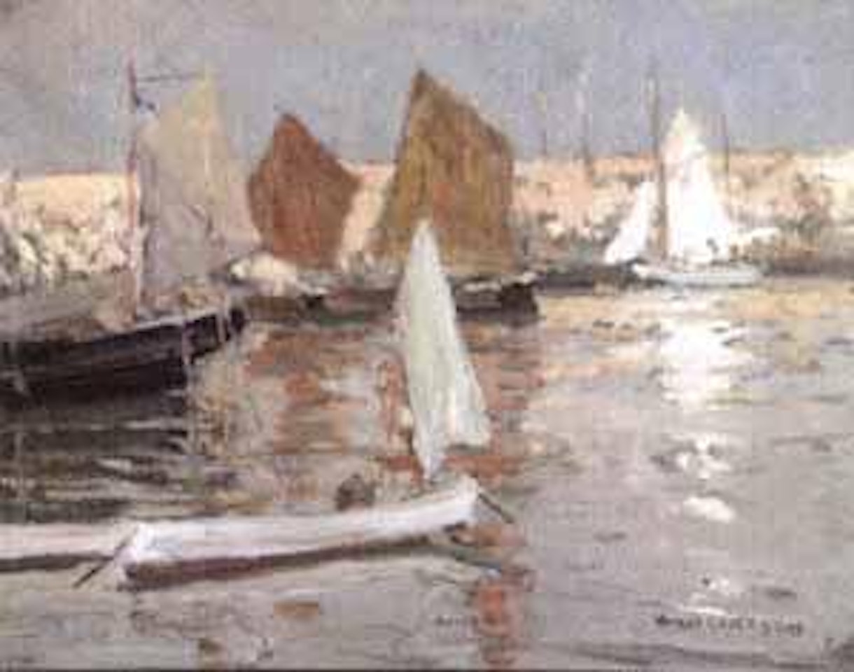 Fishing boats, early morning, St Ives by Hayley Lever