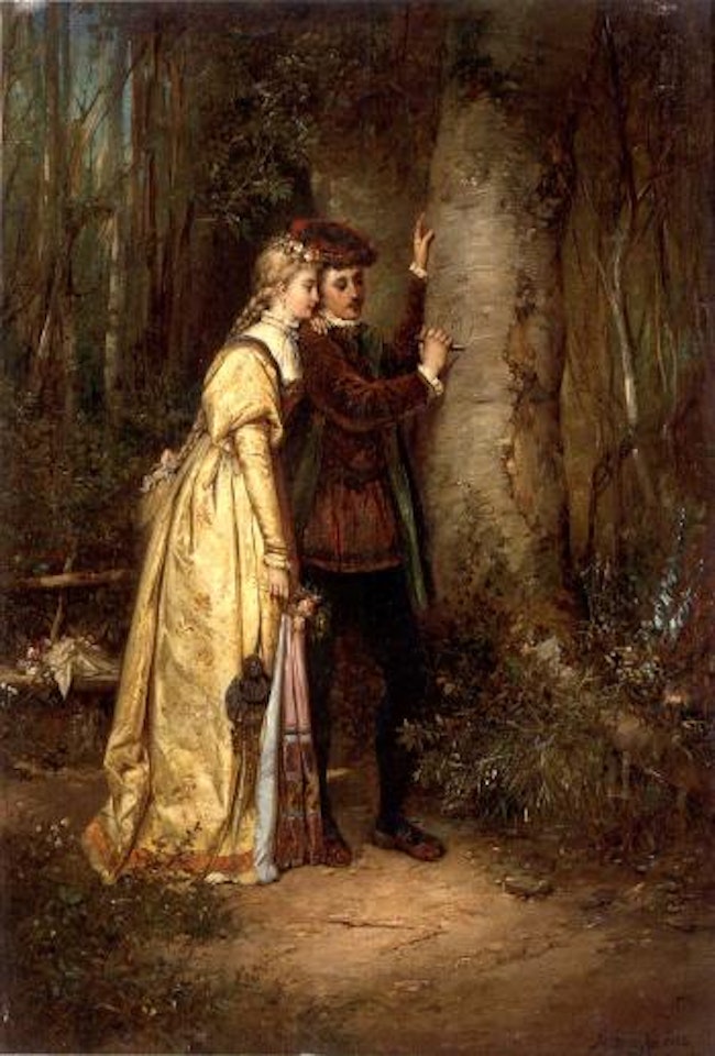 A declaration of love by Hans Zatzka