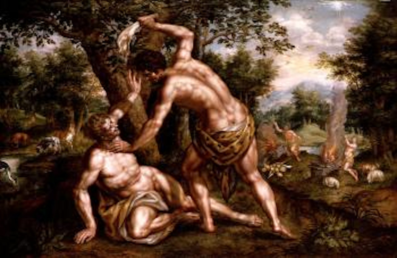 Cain and Abel by Denis van Alsloot by Hendrick de Clerck