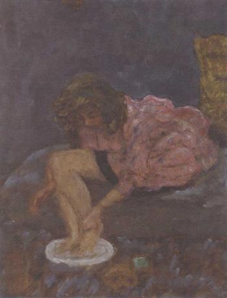 Femme se lavant les pieds by Pierre Bonnard