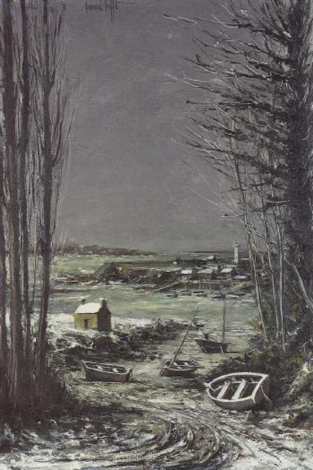 Loguivy-Paimpol sous la neige by Bernard Buffet