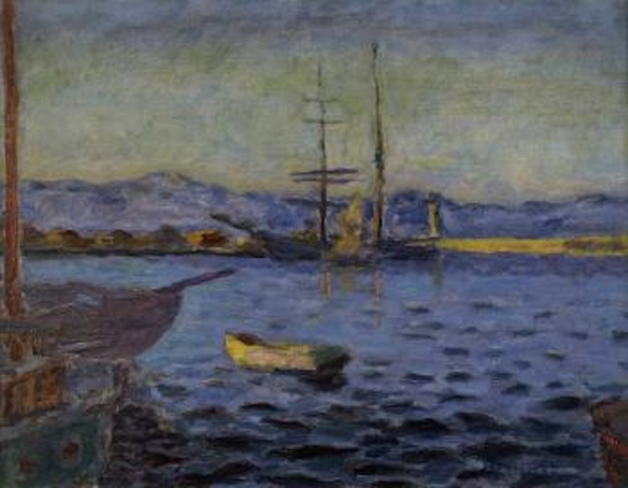 Le port de Saint-Tropez by Pierre Bonnard